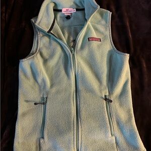 Mint Green Fleece Vest